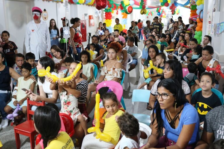 Semana da Criança é comemorada com muita diversão aos pacientes do Hospital Cosme e Damião