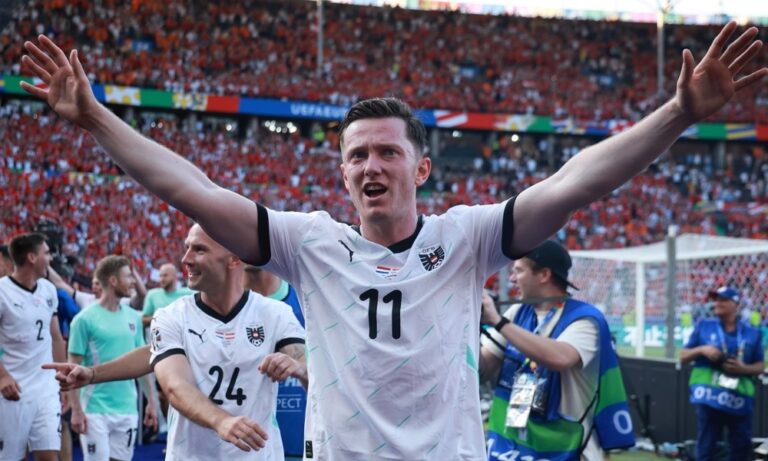 Áustria vence Holanda e encerra fase de grupos como líder do Grupo D da Euro
