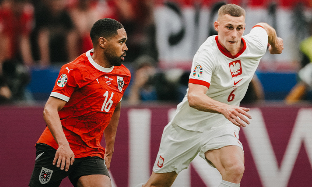 Áustria vence Polônia por 3 a 1 pela 2ª rodada do Grupo D da Euro