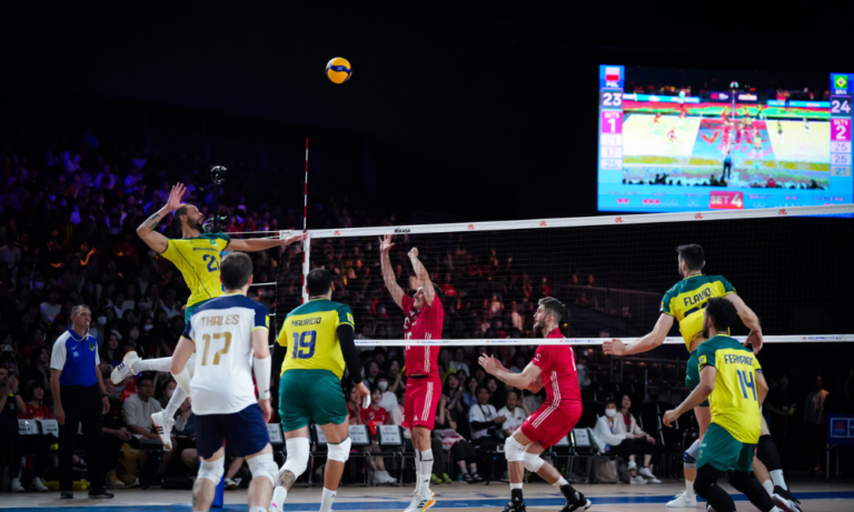 Brasil abusa dos erros, leva virada da Polônia e cai nas quartas da Liga das Nações de Vôlei