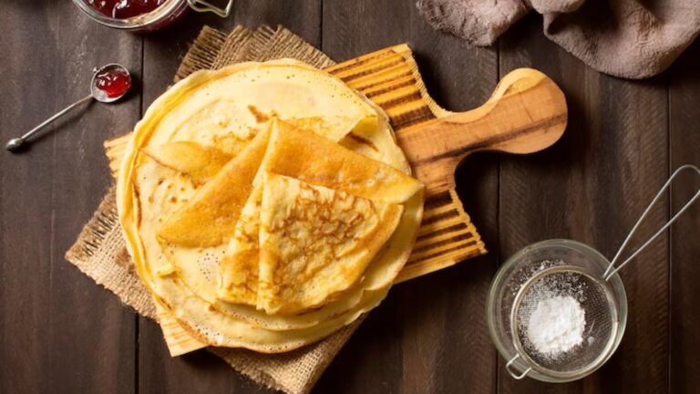 Receita de Panqueca com leite