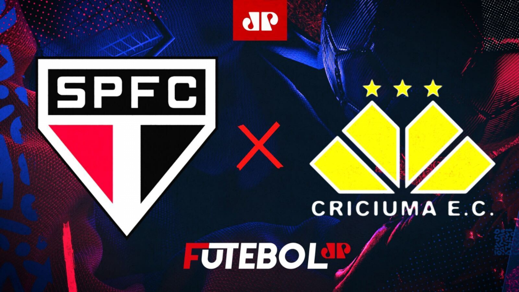 São Paulo x Criciúma: confira a transmissão da Jovem Pan ao vivo