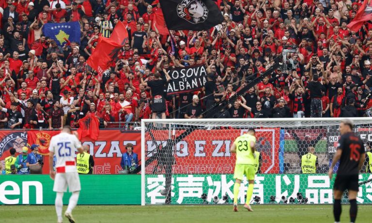 Uefa impõe multas a Albânia e Sérvia por mau comportamento de torcedores na Eurocopa