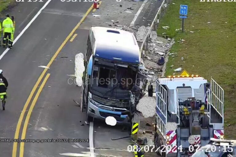 Acidente com ônibus deixa ao menos 4 mortos e 6 feridos em Ipeúna (SP)