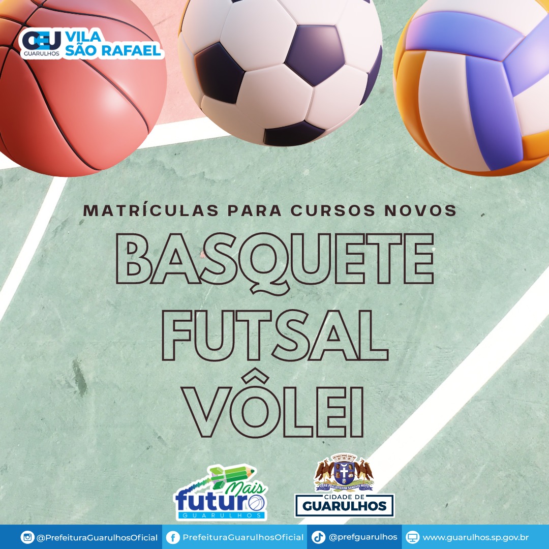 CEU Vila São Rafael retoma aulas de futsal, basquete e vôlei em ginásio revitalizado CEU Vila São Rafael retoma aulas de futsal, basquete e vôlei em ginásio revitalizado