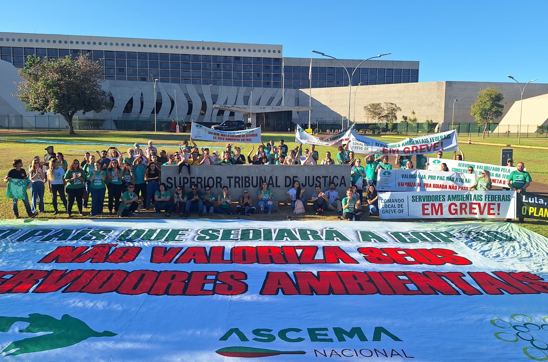 Em plantão, vice-presidente do STJ obriga volta parcial de servidores ambientais em greve Em plantão, vice-presidente do STJ obriga volta parcial de servidores ambientais em greve