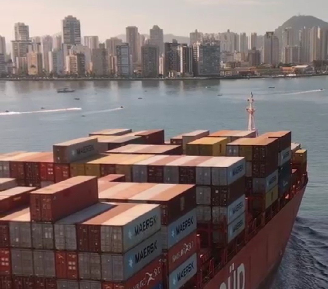 Porto de Santos tem movimento recorde de 89 milhões de toneladas no 1º semestre