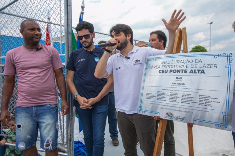 Prefeitura entrega nova área de lazer no CEU Ponte Alta
