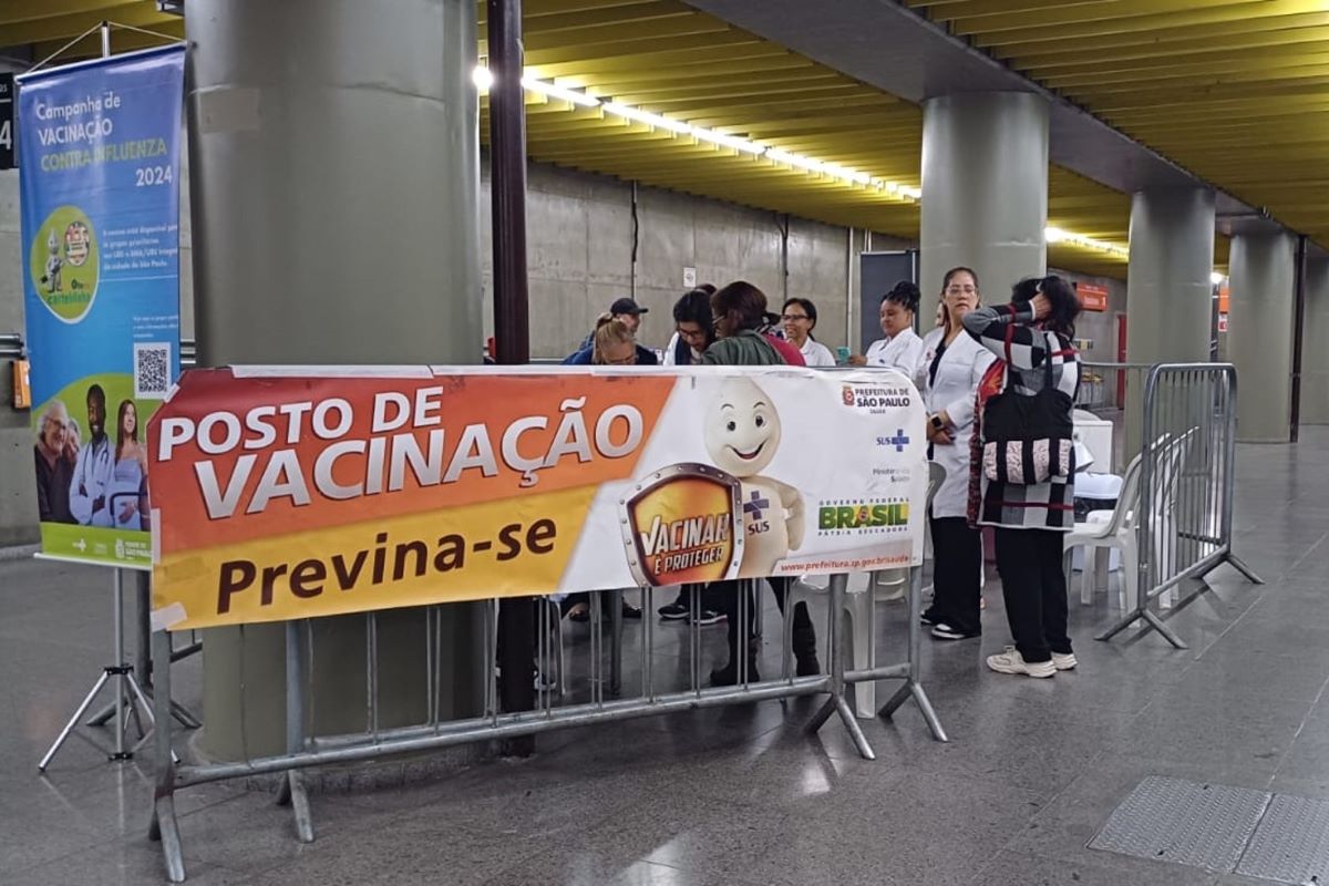 Sete estações da CPTM têm vacinação gratuita contra gripe. Saiba quais Sete estações da CPTM têm vacinação gratuita contra gripe. Saiba quais