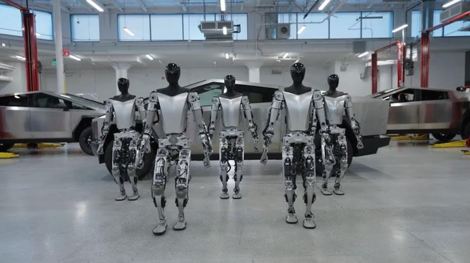 Tesla planeja ter robôs humanoides em suas fábricas em 2025 Tesla planeja ter robôs humanoides em suas fábricas em 2025