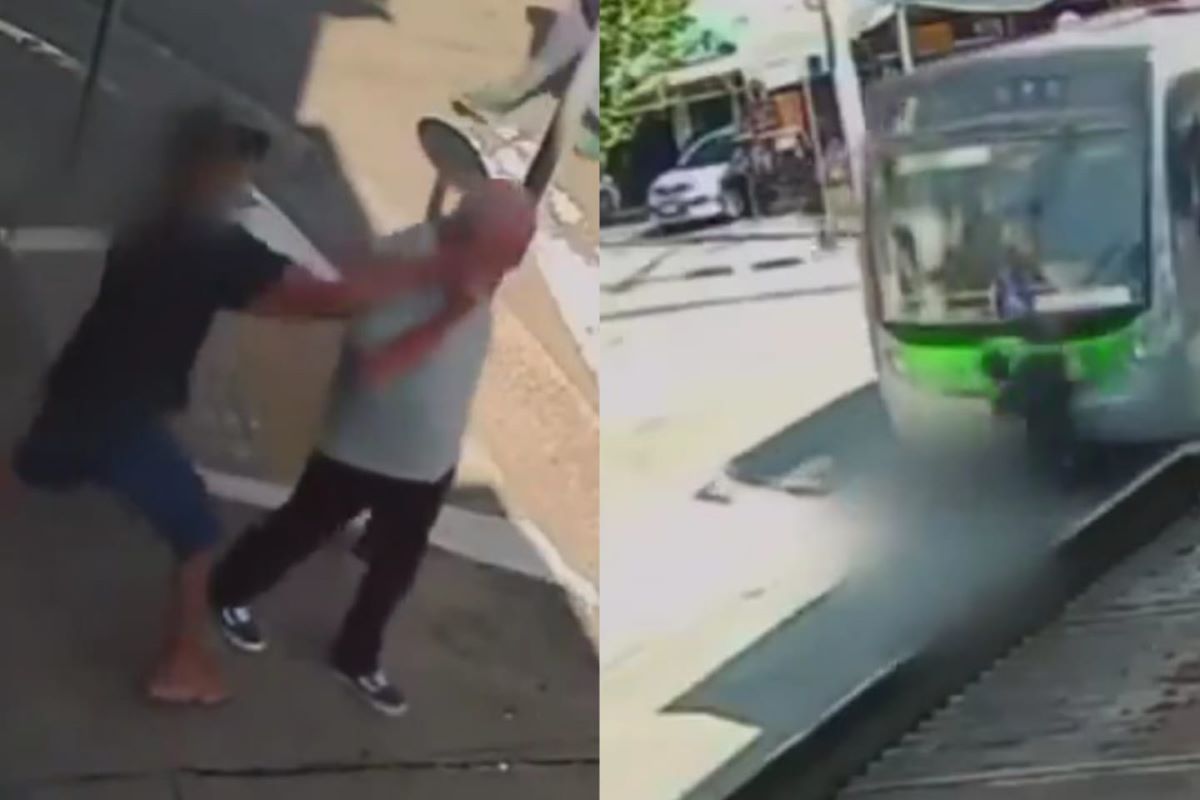 Vídeo: menor morre atropelado por ônibus segundos após furtar celular Vídeo: menor morre atropelado por ônibus segundos após furtar celular