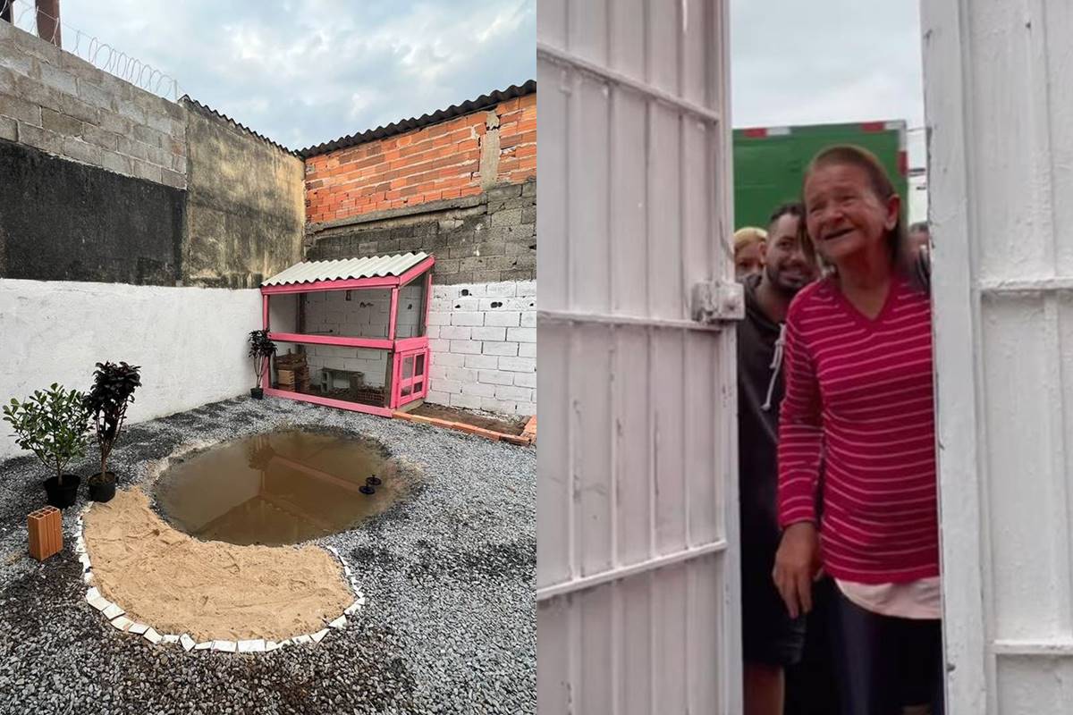 Ellen Milgrau reforma casa de mulher que dormia na rua: “Muito lixo” Ellen Milgrau reforma casa de mulher que dormia na rua: “Muito lixo”