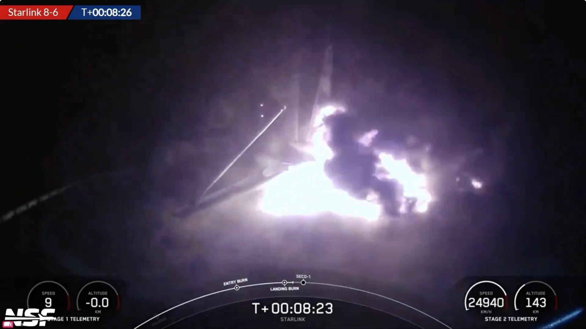 Foguete da SpaceX explode depois de 23 lançamentos Foguete da SpaceX explode depois de 23 lançamentos