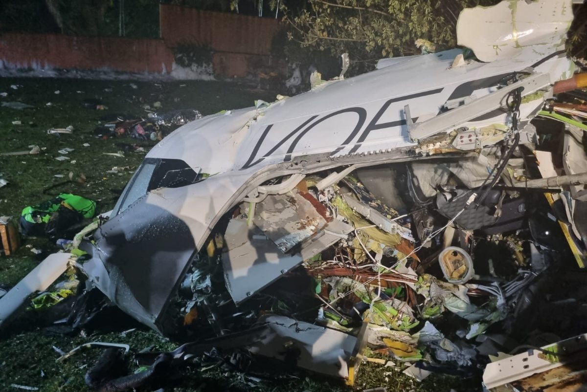 Fotos inéditas mostram avião da VoePass após acidente que matou 62 Fotos inéditas mostram avião da VoePass após acidente que matou 62