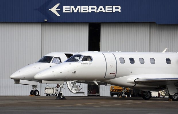 Lucro líquido ajustado da Embraer cresce 50% no 2º tri