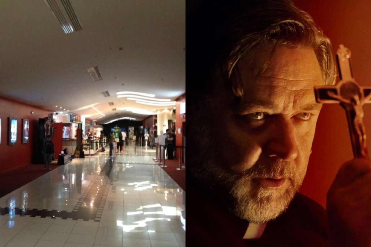 Mulheres brigam após sessão de “O Exorcismo” em cinema no litoral Mulheres brigam após sessão de “O Exorcismo” em cinema no litoral
