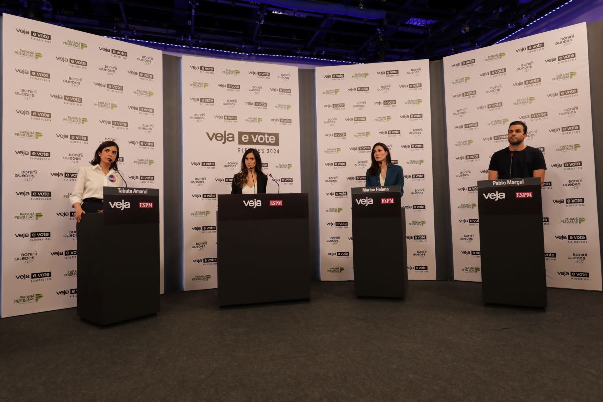 Tabata vai para cima de Marçal em debate sem Nunes, Boulos e Datena