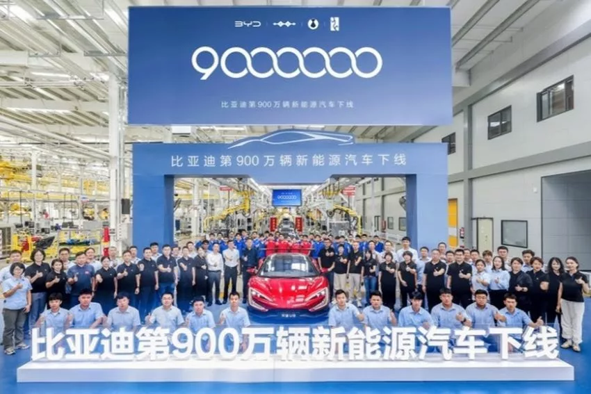 BYD alcança marca de 9 mi de veículos eletrificados produzidos BYD alcança marca de 9 mi de veículos eletrificados produzidos