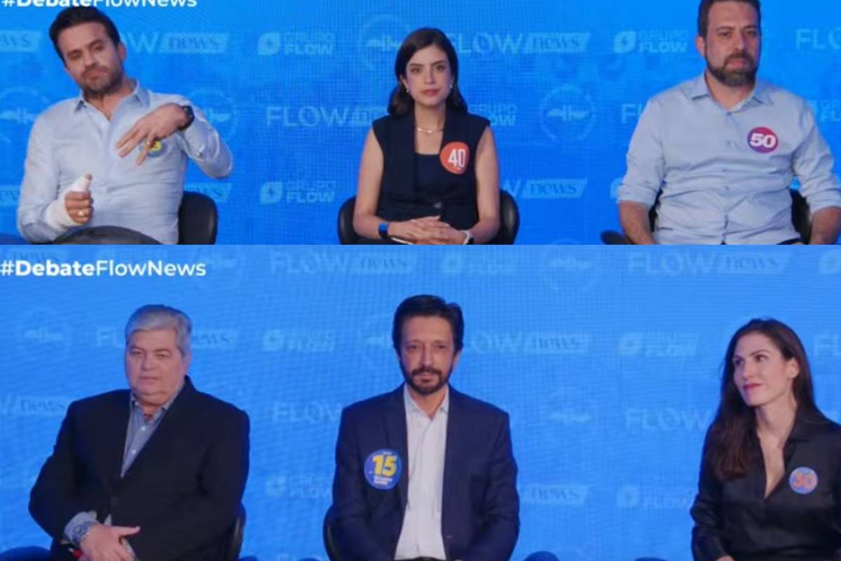Em novo debate, Datena e Marçal trocam indiretas citando “agressão”