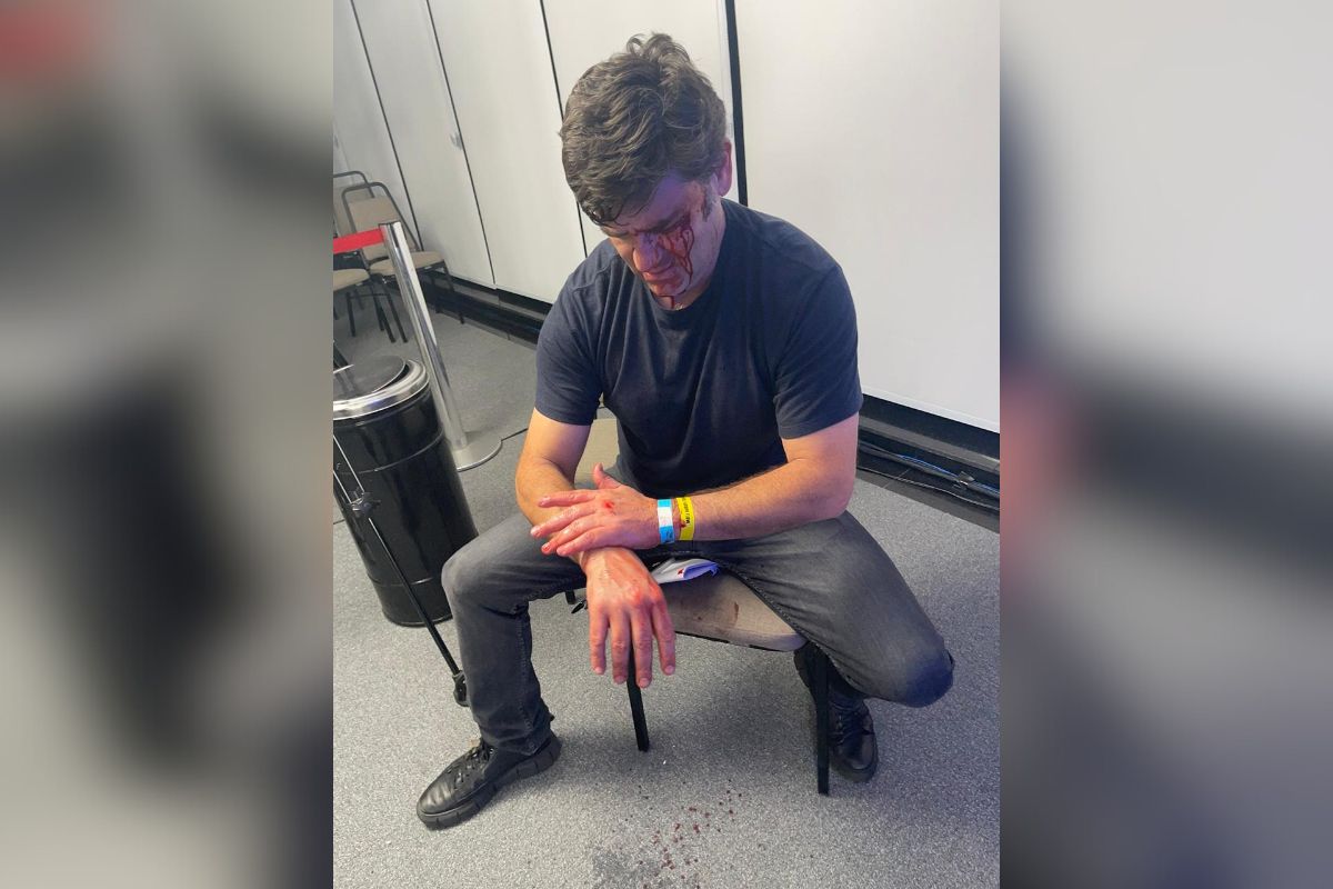 Veja momento em que produtor de Marçal dá soco em marqueteiro de Nunes Veja momento em que produtor de Marçal dá soco em marqueteiro de Nunes