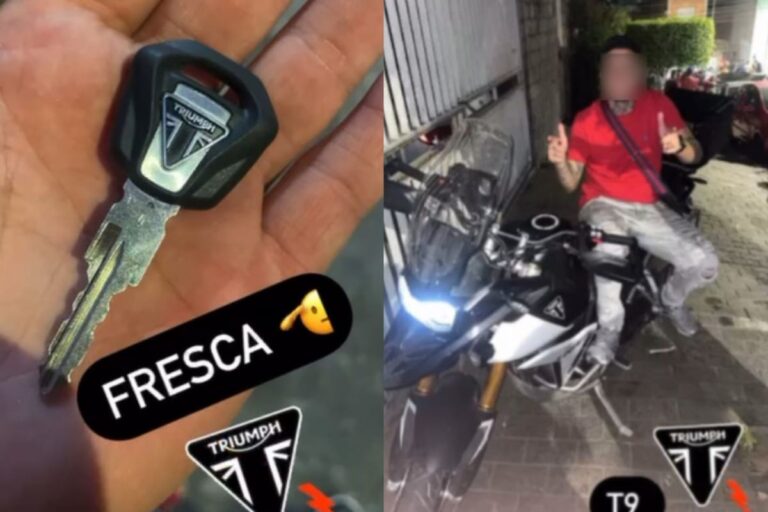 Polícia prende suspeito que publicou vídeos com moto de luxo roubada