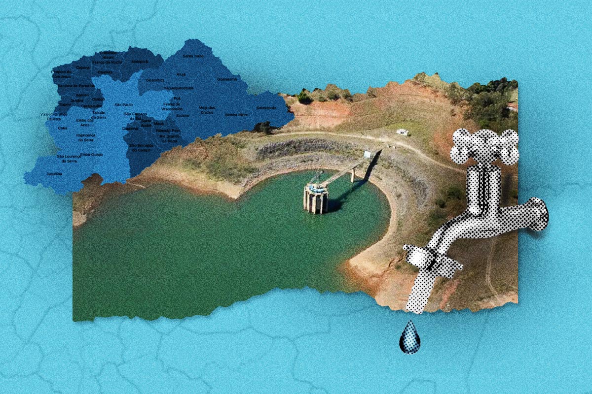 Seca prolongada deixa reservatórios de SP em estado de atenção Seca prolongada deixa reservatórios de SP em estado de atenção