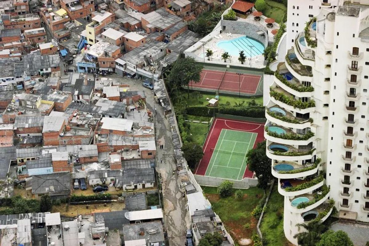 Sensação térmica em Paraisópolis é 10ºC mais quente do que no Morumbi