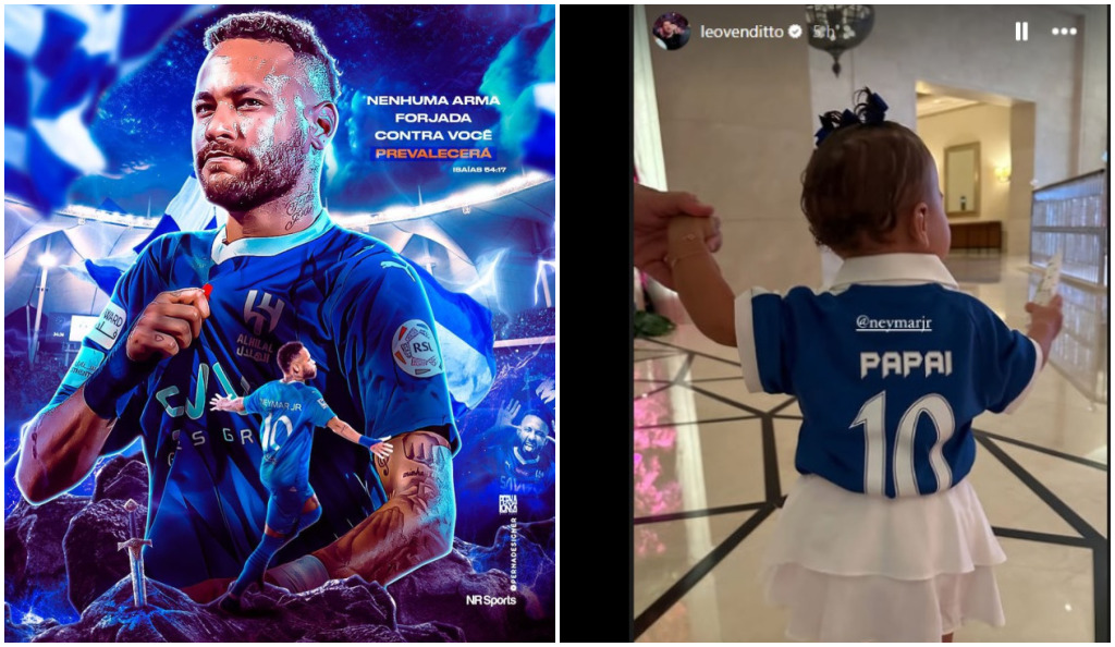 Neymar retorna aos gramados com a presença da filha na Champions da League asiática Neymar retorna aos gramados com a presença da filha na Champions da League asiática