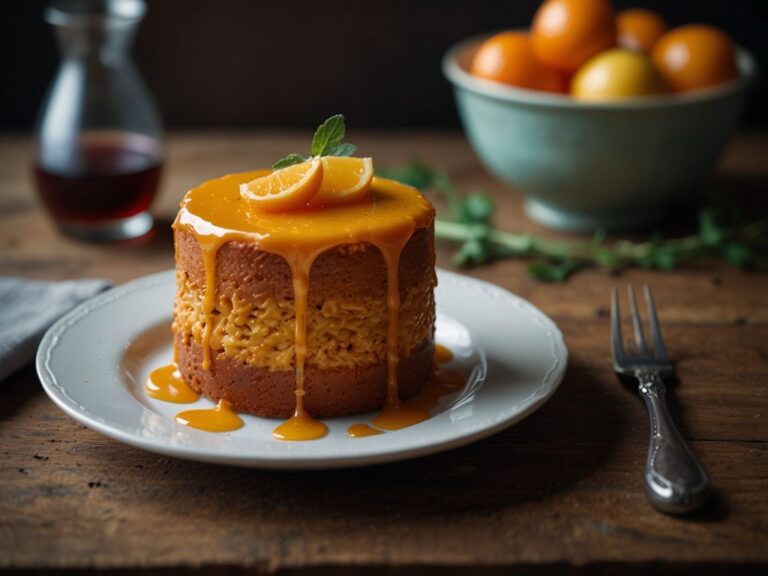 Receita de Bolo de Laranja Low Carb com Laranja Fresca e Especiarias