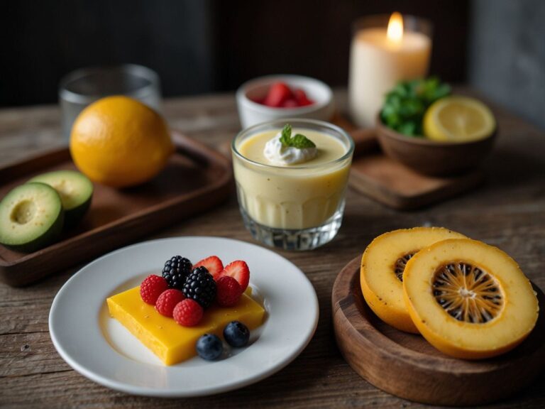 Receita de Receita de Tapioca de Limão com Recheio de Frutas Frescas
