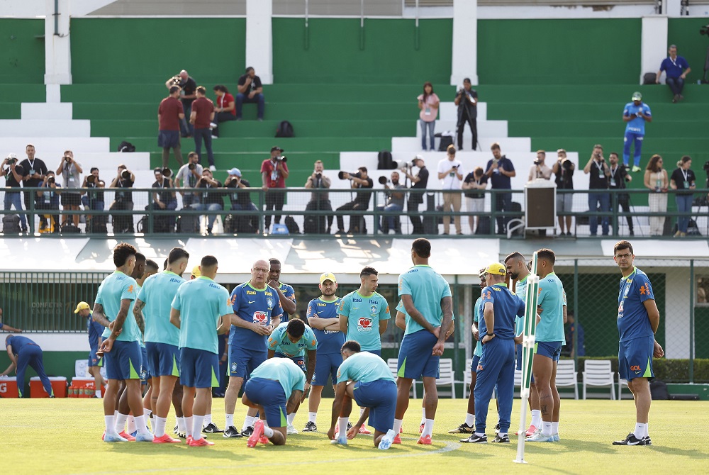 Seleção treina no CT do Palmeiras antes de partidas pelas Eliminatórias da Copa do Mundo Seleção treina no CT do Palmeiras antes de partidas pelas Eliminatórias da Copa do Mundo