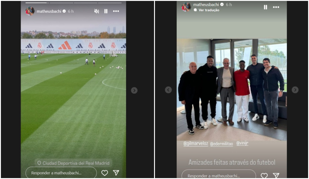 Desempregado, Tite visita treino do Real Madrid, tira foto com Vini Jr. e sonda mercado europeu