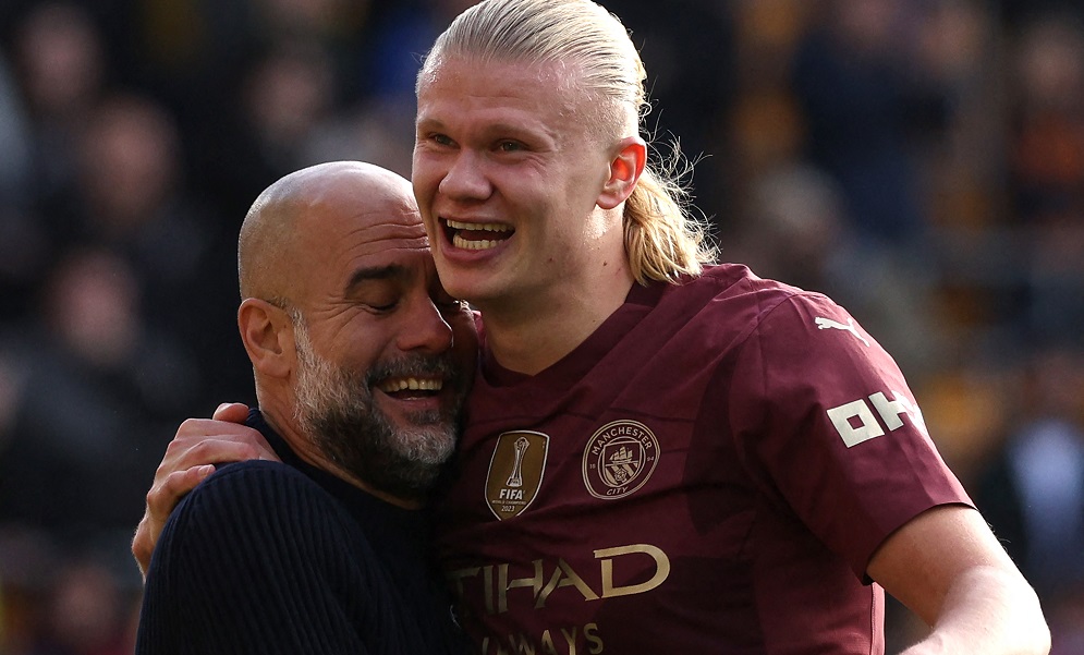 Guardiola sai em defesa de Haaland em meio à crise no Manchester City Guardiola sai em defesa de Haaland em meio à crise no Manchester City