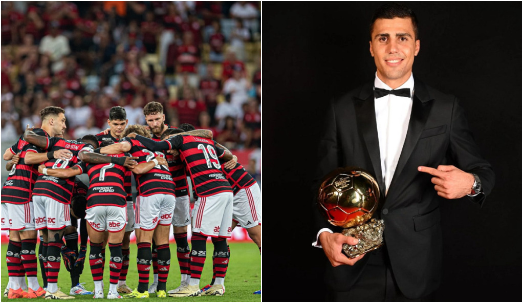 Jogadores do Flamengo debocham da Bola de Ouro e são criticados por jornal espanhol Jogadores do Flamengo debocham da Bola de Ouro e são criticados por jornal espanhol