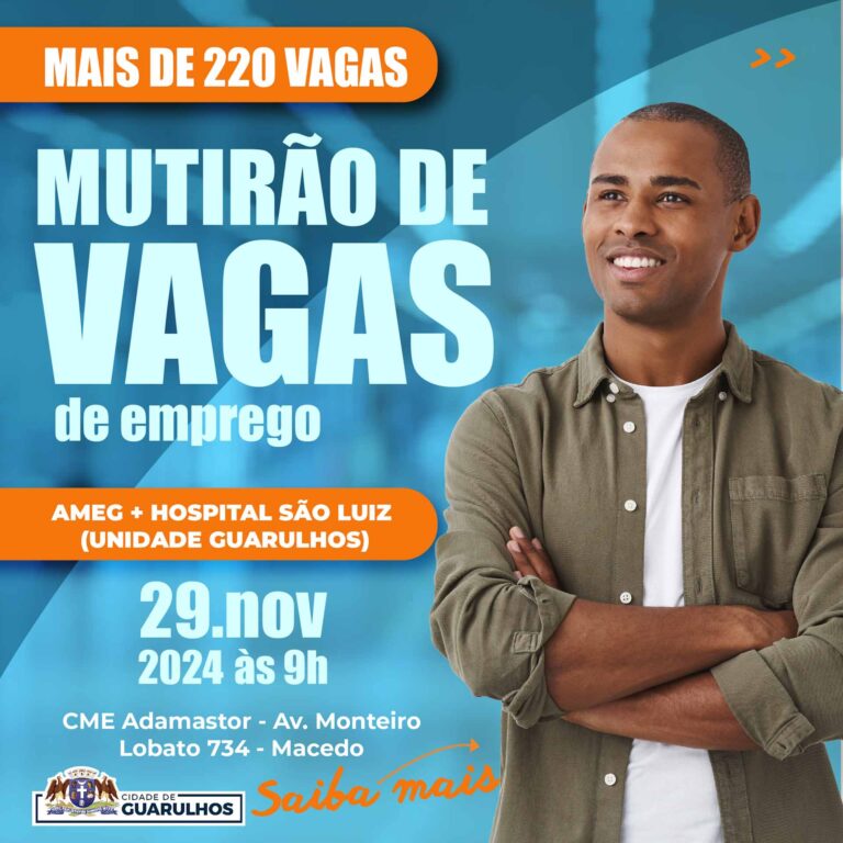 Mutirão de empregos oferece mais de 200 vagas para trabalhar em novo hospital particular de Guarulhos