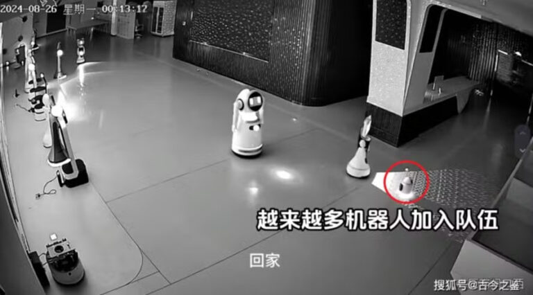 Robô sugere ‘greve’ a outros equipamentos na China