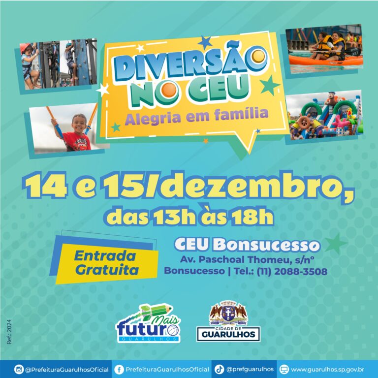 CEU Bonsucesso celebra os 464 anos de Guarulhos com muita diversão