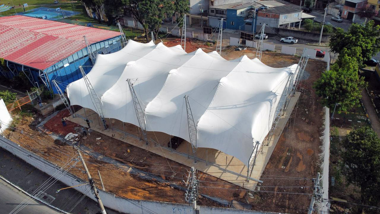 Palácio de Lutas no CSE João do Pulo recebe vistoria técnica Palácio de Lutas no CSE João do Pulo recebe vistoria técnica