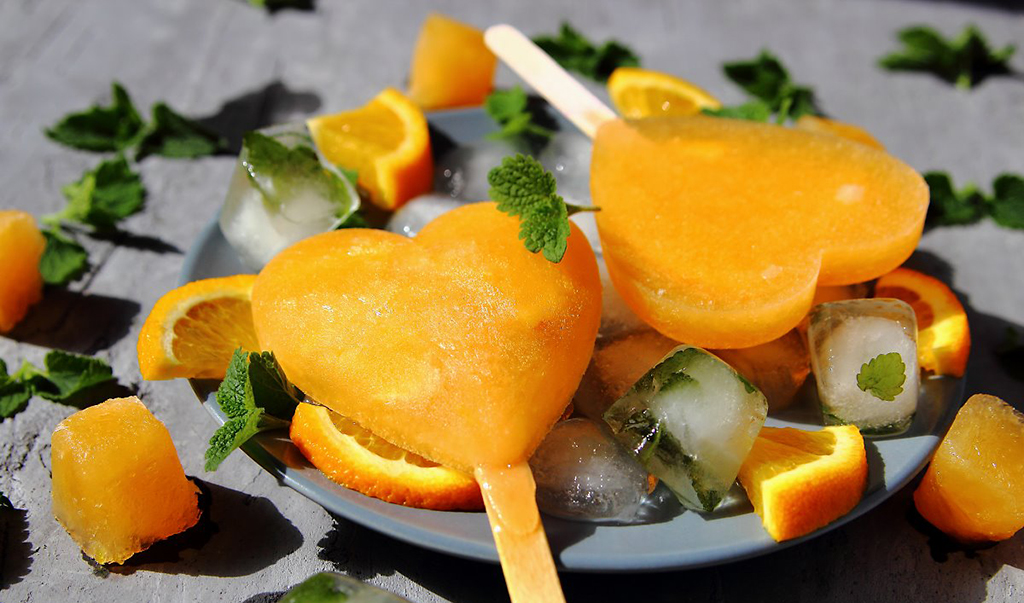 Receita de Picolé de Laranja Refrescante Low Carb Receita de Picolé de Laranja Refrescante Low Carb