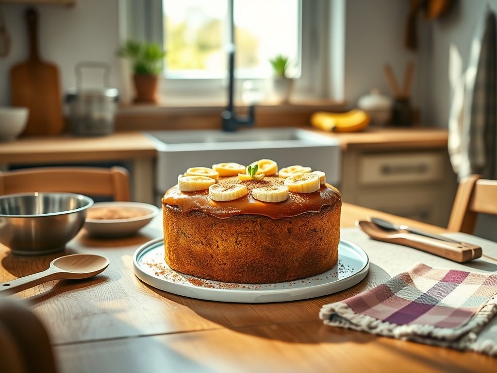 Receita de Bolo de Banana Fit da Páscoa Receita de Bolo de Banana Fit da Páscoa