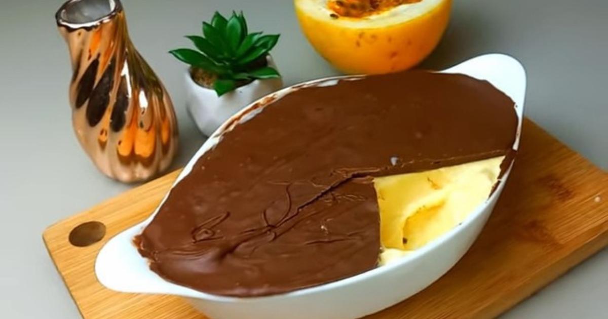 Receita de Bombom de mousse de maracujá low carb