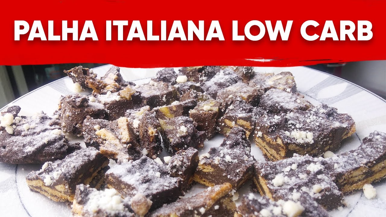 Receita de Torta de Palha Italiana Low Carb Receita de Torta de Palha Italiana Low Carb