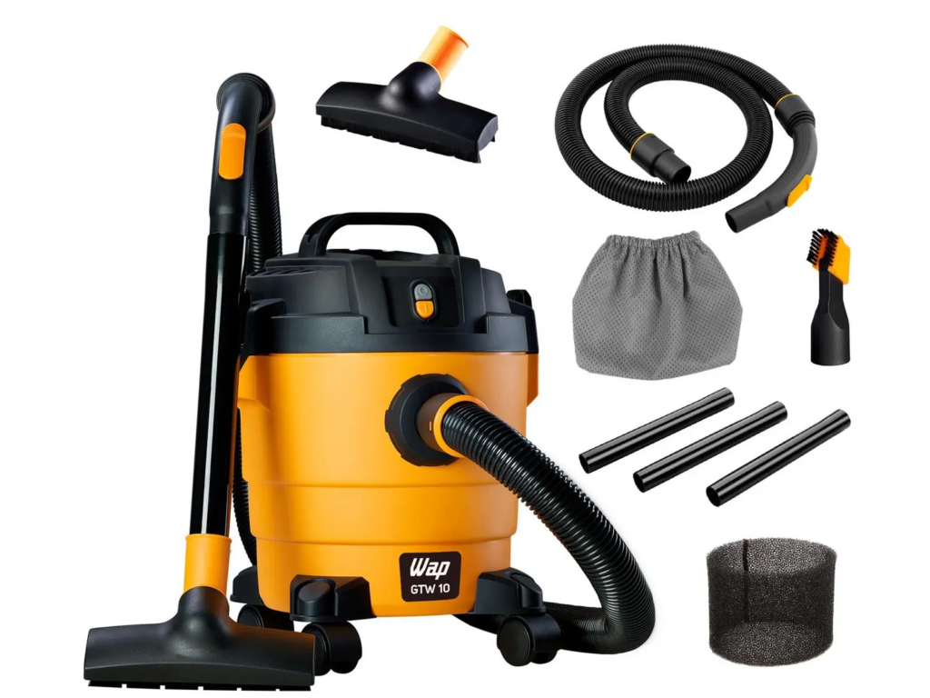 Aspirador de Pó e Água Wap GTW 10 com Porta - Acessórios 1400W