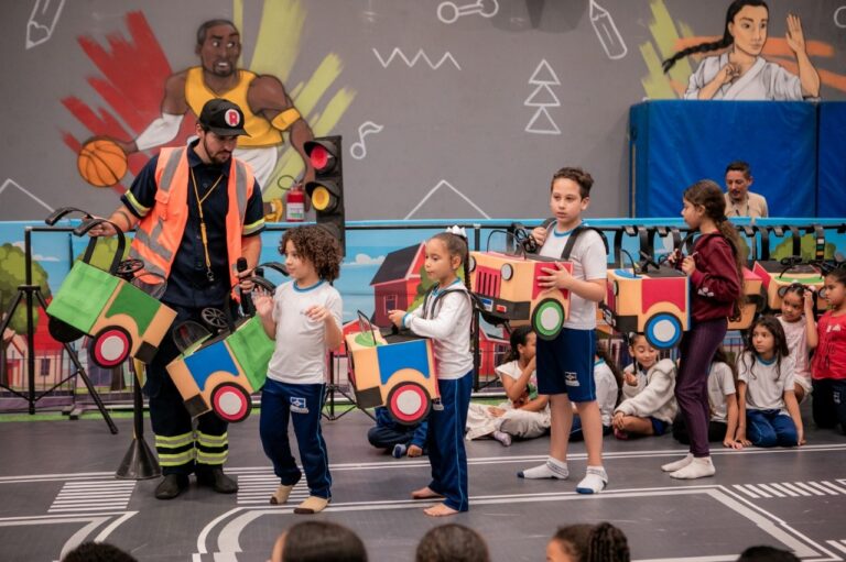 Mais de 240 crianças participam do Circuito e Cidadania no CEU Parque São Miguel