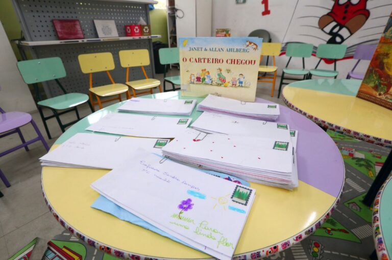 Projeto incentiva leitura e escrita com troca de cartas na EPG Marfilha Belloti